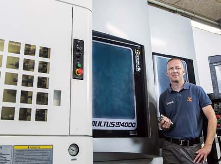 Okuma Multus machine at BJ-Gear factory