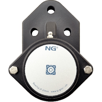 NG waterproof flange bearing F3 Ø30, 3-bolt, closed cover