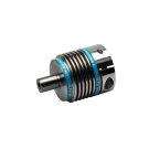 KB8 150 71 28 28 metal bellow coupling, stainless steel, aluminium and steel