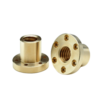 CONTI FTN Tr 20x4 trapezmøtrik med flange højre gevind, bronze