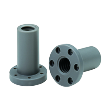 CONTI FCS Tr 30x6 trapezmøtrik med flange, venstre gevind, plastik