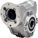 Hydro-Mec 050, snekkegear Ø25 SS hulaksel, 100:1, indgang 56B14, aluminium