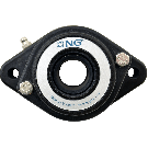 NG waterproof flange bearing F2 Ø25, 2-bolt, open cover