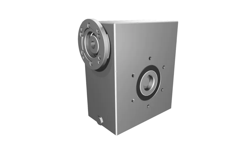 Clean-Geartech VFI I11, worm gear Ø42, 7:1, input 80B14, B3, OF320, stainless steel