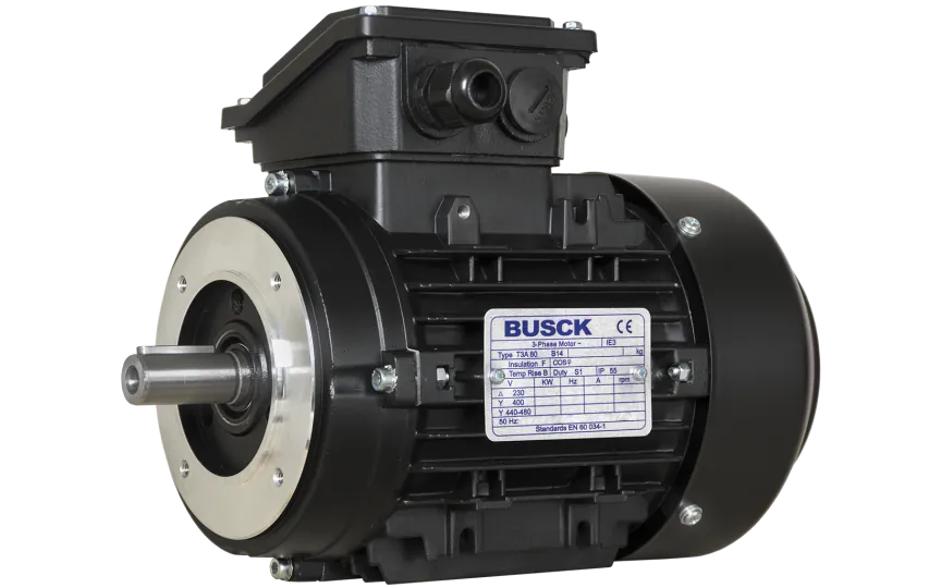 Busck AC-motor T3A80B-4A22, 0.75kW, 1430RPM, 230/400V, 50Hz, ATEX 22, aluminium